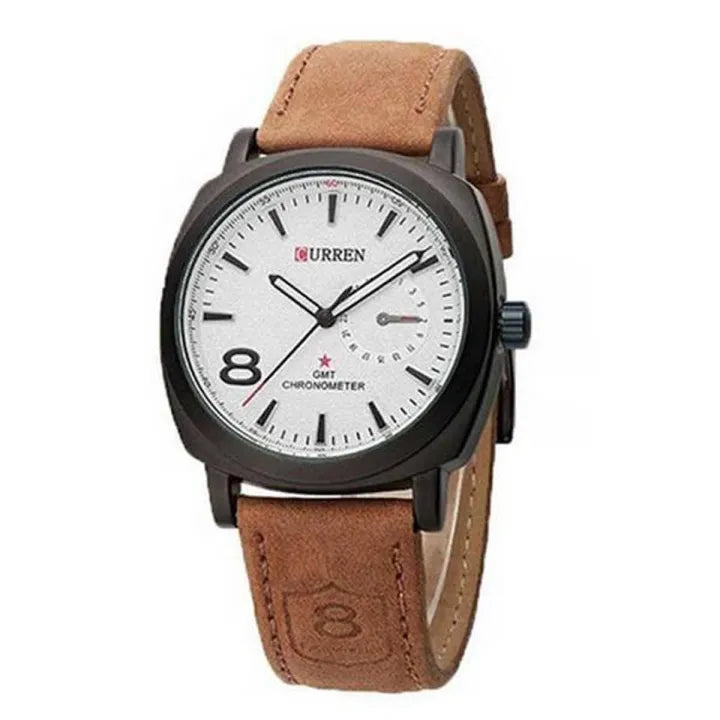 Black Analog Watch For-Men