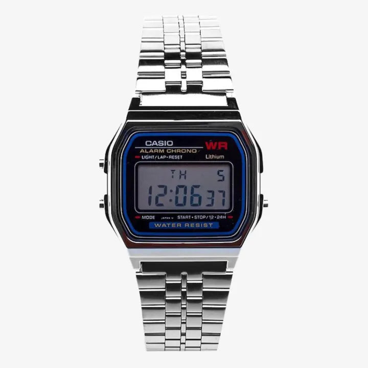 waterproof casual watch-Silver